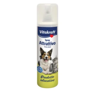 Flacone spray Vitakraft Attrattivo con immagine di cane e gatto seduti