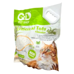 Sacco di lettiera naturale al tofu classico GD PET SHOP da 2,5kg