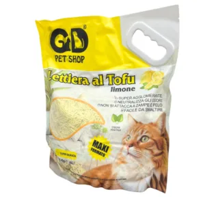 Lettiera tofu al limone