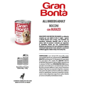 umido Gran Bontà cane