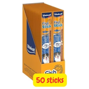 bastoncini cani pesce vitakraft fish stick trota espositore 50 pezzi