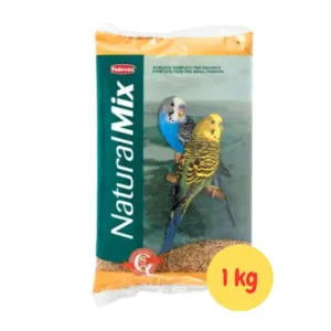 mangime cocorite padovan naturalmix semi confezione da 1kg con foto pappagallini