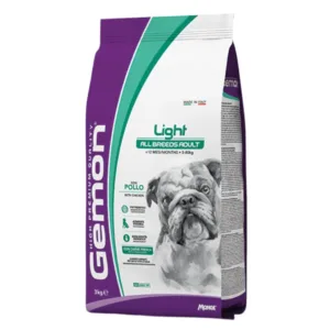 Confezione Gemon Light per cani adulti al pollo 3kg