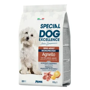 Sacco Special Dog Excellence Agnello con immagine cane maltese e agrumi