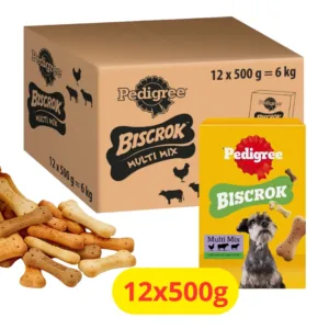 Pedigree Biscrok Multi Mix Biscotti confezione da 12 scatole gusti misti