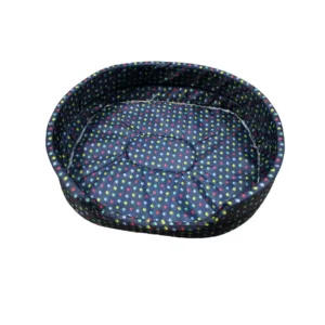 Cuccia Ovale Cocoon Paw GD con bordi rialzati e fantasia decorata