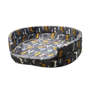 Cuccia ovale WoofNest cani gatti con bordo rialzato per il riposo