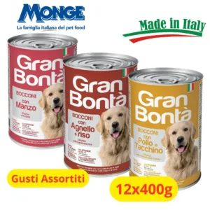 Gran Bontà Cane Bocconi Assortiti in lattine per cani adulti