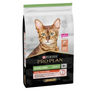 Purina Pro Plan Sterilised Adult Vital Functions, confezione con gatto.