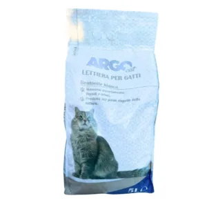 Argo Cat Lettiera Gatti 5L nella confezione per gatti.