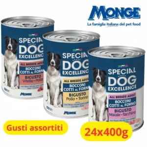 Bundle Monge Special Dog Excellence in lattine di bocconi per cani