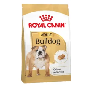 Royal Canin Bulldog Adult Crocchette in sacco con illustrazione del Bulldog